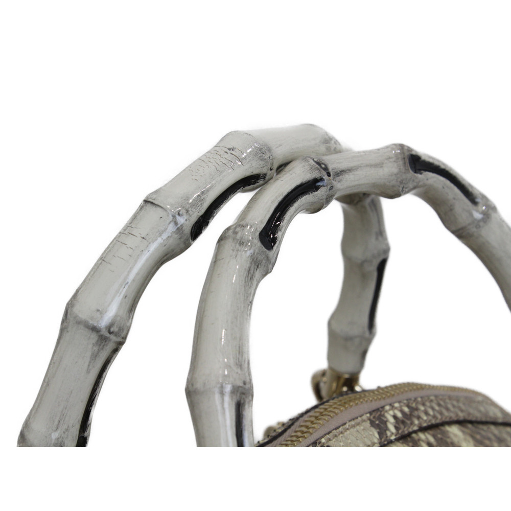 Gucci Shoulder Bamboo Python Tan - image 8